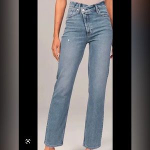 Abercrombie & Fitch Ultra High Rise 90s Straight Jean curve love 28/6r